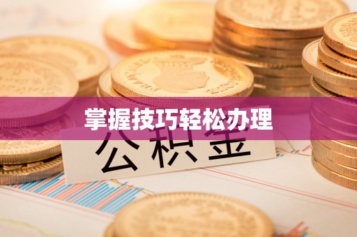 凌河掌握技巧轻松办理